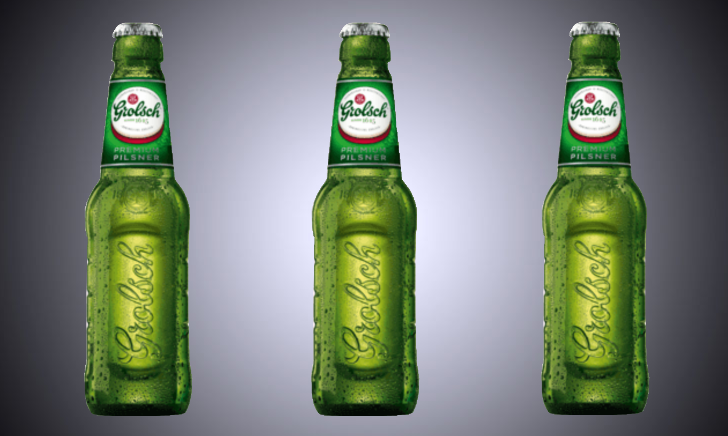 95 flesjes Grolsch gestolen